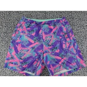 Birddogs Shorts Mens XL Purple Pink Boomstick Classic 90s Abstract Liner